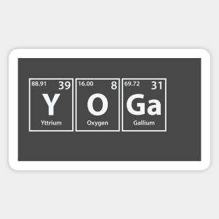 Yoga Elements Spelling Sticker